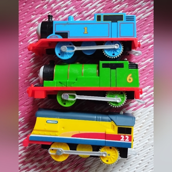TrackMaster 2013 Thomas & Friends Bundle Motorized Trains Rebecca Percy Thomas - Picture 4 of 4